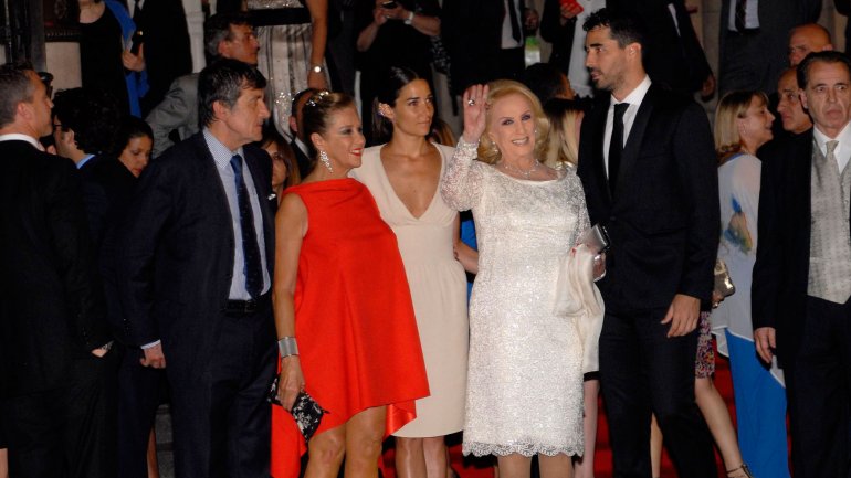 Famosos presentes en el Teatro Colón