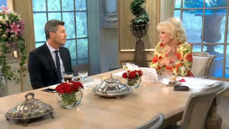 Marcelo Tinelli en lo de Mirtha Legrand
