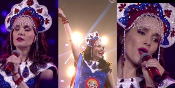 Natalia Oreiro cantó en Rusia ante 20 mil personas