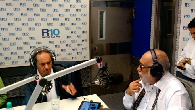 El Negro Oro en el cierre de campaña Scioli