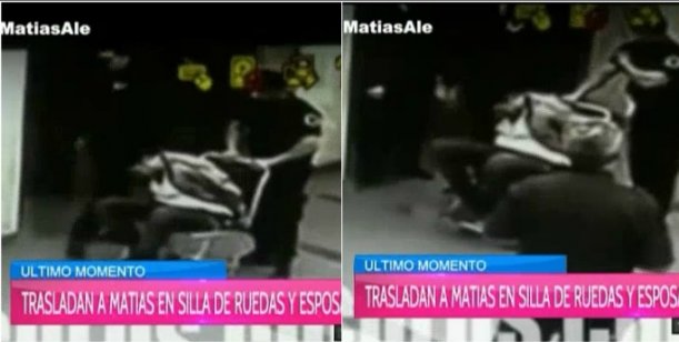Primeras imágenes de la detención de Alé