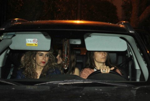 Divertido festejo de Marcela Tinayre