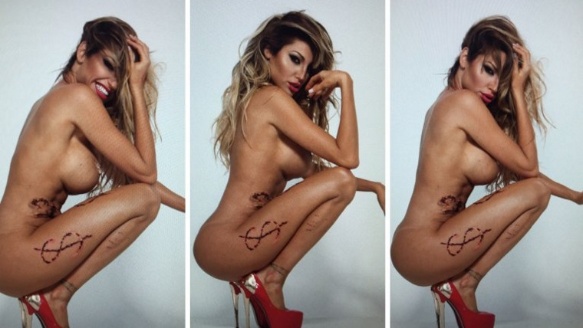 Fotos super hot de Vicky para su libro