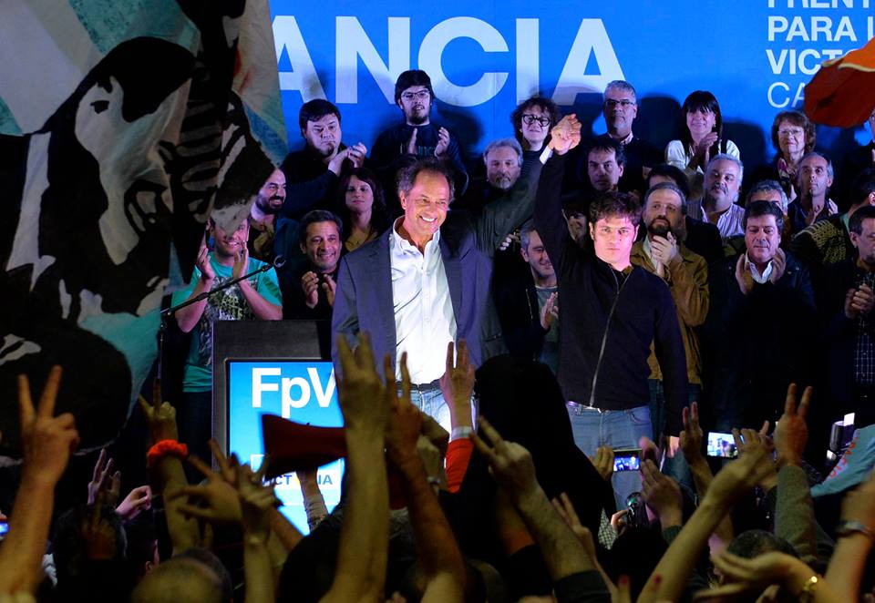 Scioli le restregó a Macri el triunfo