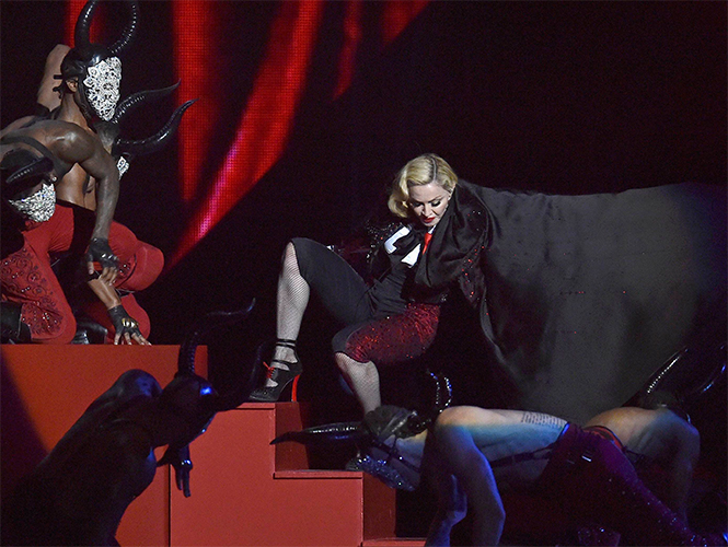 El porrazo de Madonna en los Brit Awards