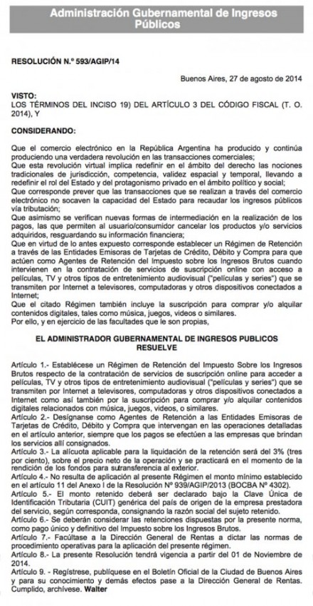 La Justicia porteña validó el impuesto a Netflix