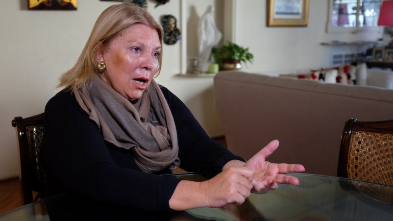 Las idas y vueltas de Carrió