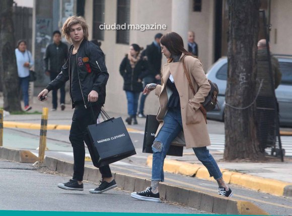 Cande Tinelli y Franco Masini muy enamorados