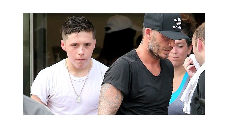 David Beckham y su hijo sufrieron un accidente 