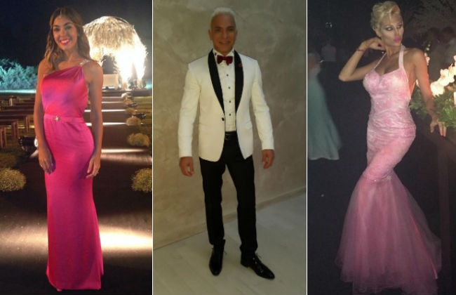 El look de los famosos en la boda de Cirio-Insaurralde