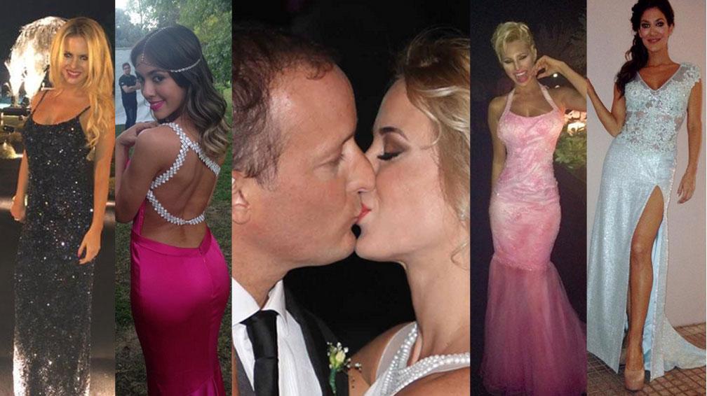 El look de los famosos en la boda de Cirio-Insaurralde