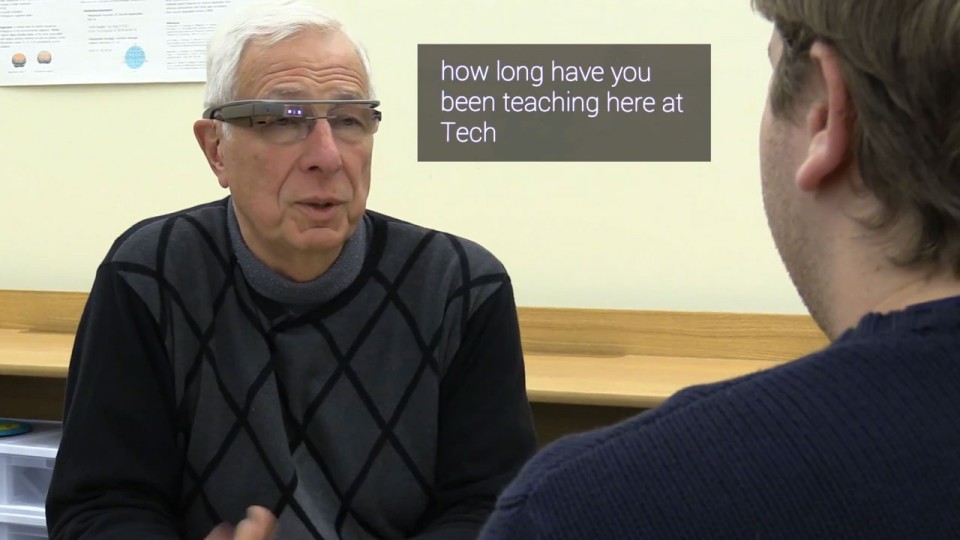 Ahora Google Glass transcribe conversaciones 