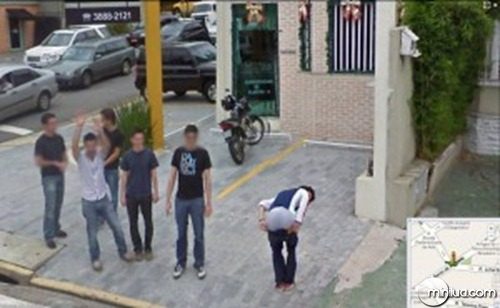Google Street View: las fotos más bizarras 