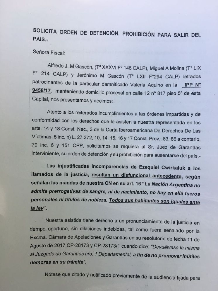 Pidieron la detención de El Polaco