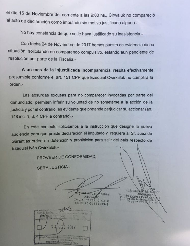 Pidieron la detención de El Polaco