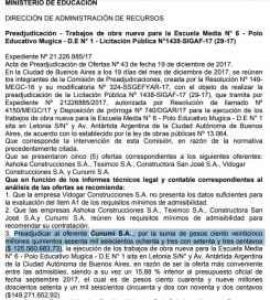 Otra vez Cunumi SA: le pradjudicaron una obra por $125 millones