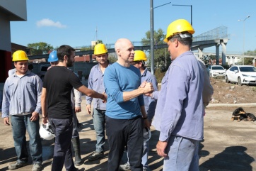 Rodríguez Larreta y Frigerio recorrieron un complejo de viviendas del plan ProCreAr