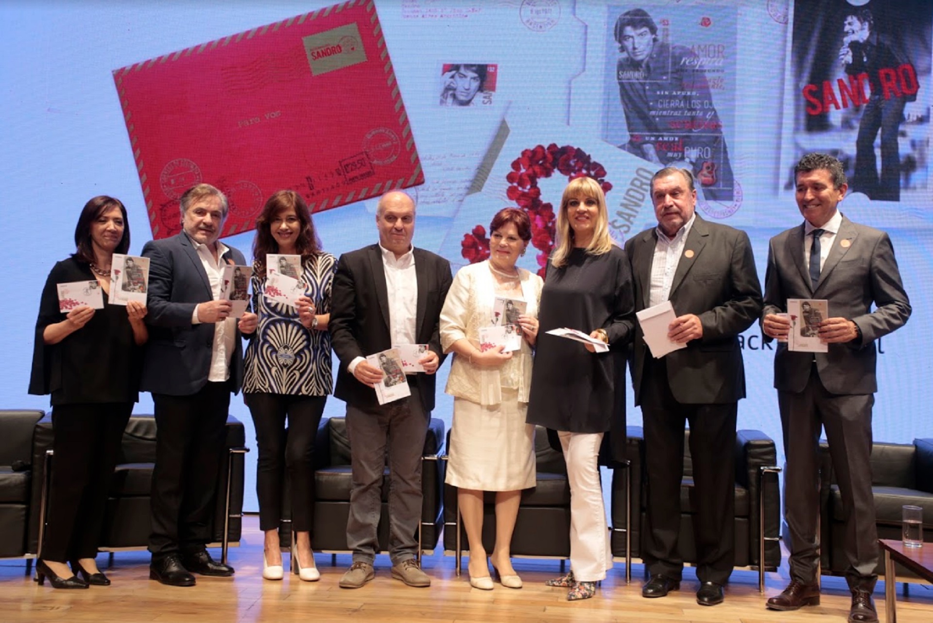 Correo Argentino lanzó sello postal de Sandro
