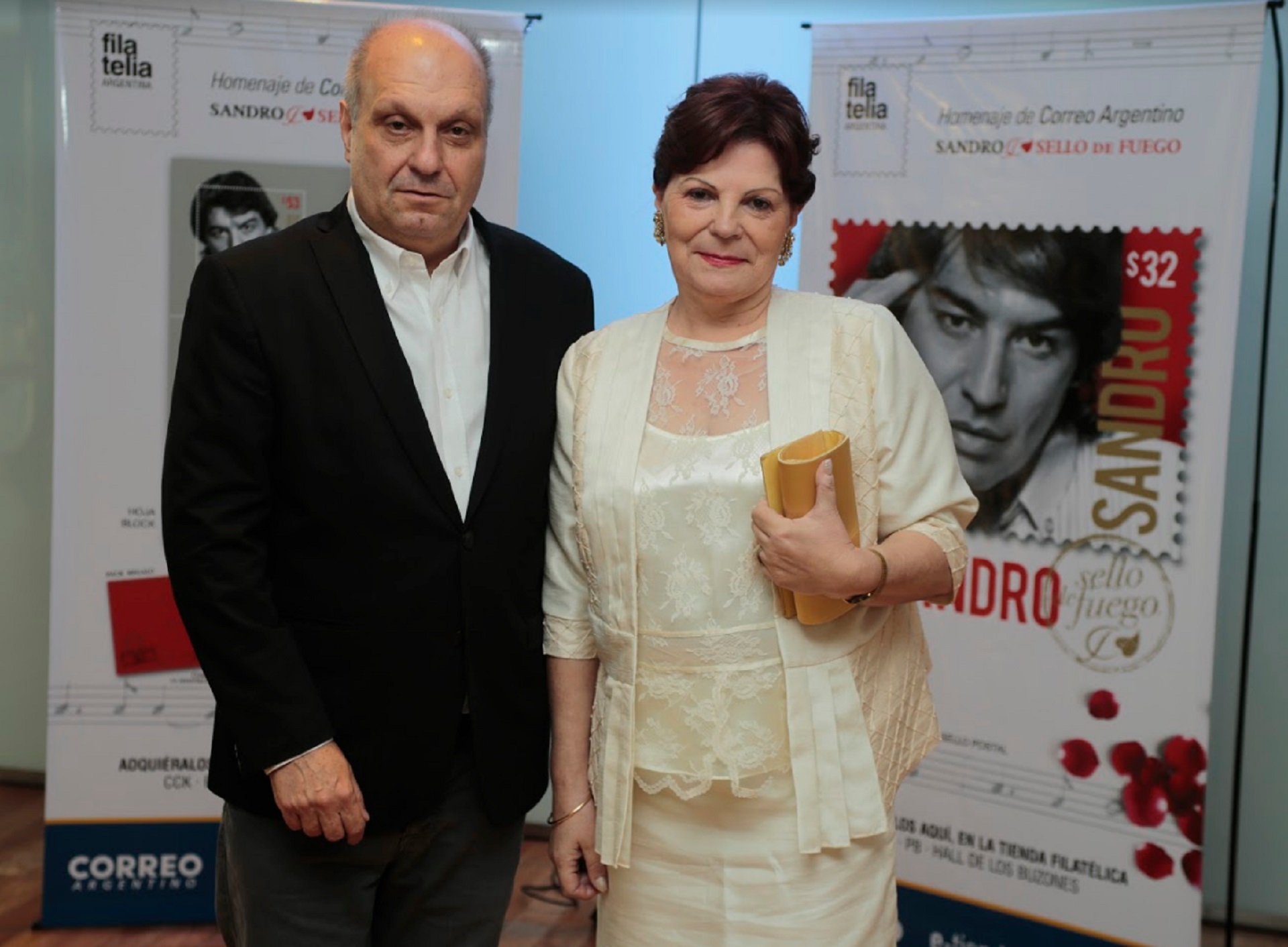Correo Argentino lanzó sello postal de Sandro