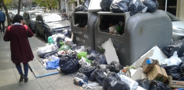 Por la Ciudad llena de basura hubo cruces entre Macchiavelli y Camioneros