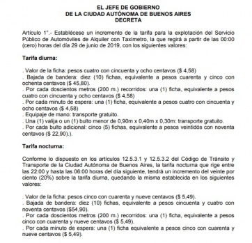 Larreta decretó un nuevo golpe al bolsillo: aumentó el estacionamiento medido, la VTV y los taxis