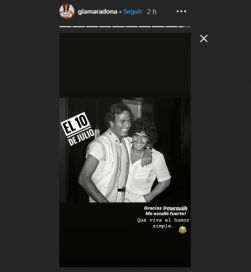 Gianinna Maradona estalló de risa por la aparición de un nuevo hijo de Julio Iglesias