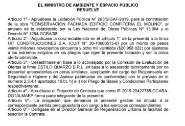 Conservar la fachada de la confitería El Molino le sale a los porteños más de $20 millones