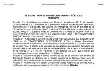 El gobierno porteño autorizó a la empresa privada a cargo de las Ecobici a multar a los usuarios