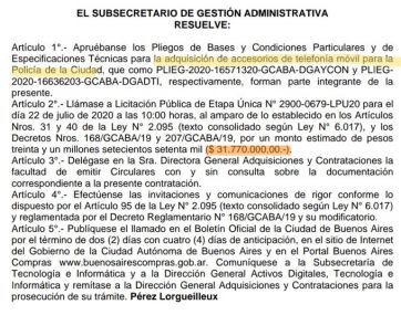 El gobierno porteño gastó alrededor de $190 millones en licitaciones superfluas