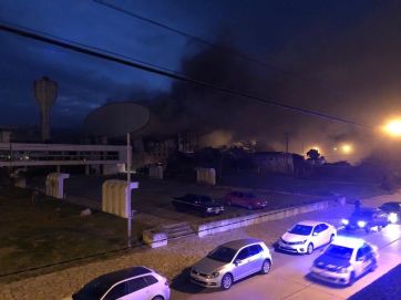 El dolor de Guillermina Váldes por el incendio del Casino de Necochea