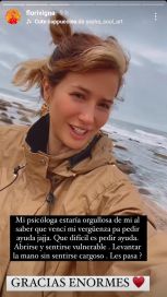 A puro beso en la playa: el fin de semana de Flor Vigna y Luciano Castro