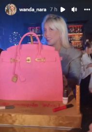 Así fue la fiesta sorpresa que tuvo Wanda Nara tras su llegada a Buenos Aires