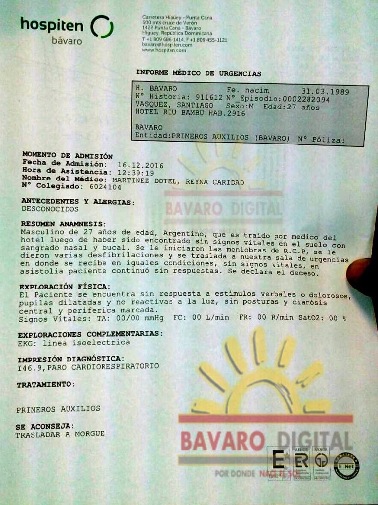 Dan a conocer el parte médico de Santiago Vázquez
