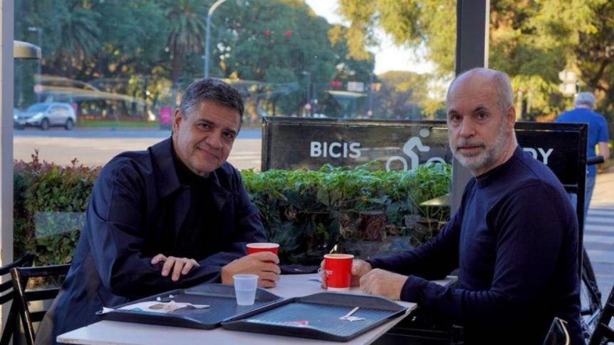 Larreta y Jorge Macri hablaron de las bombas que lanzó Manes