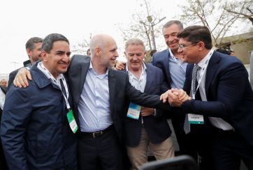 Quienes son los actores que se mostraron con Larreta en CABA