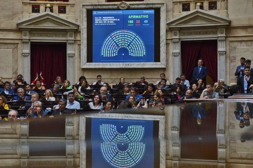 Con el voto dividido de JxC, Diputados aprobó en general el Presupuesto 2023