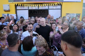 Larreta, en silencio, se muestra con radicales fieles a su acuerdo