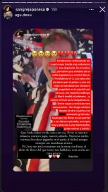 La emoción de la China Suárez al asistir a un evento solidario de River: 