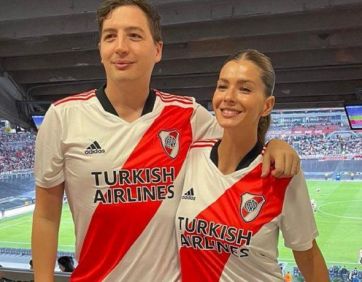 La emoción de la China Suárez al asistir a un evento solidario de River: 