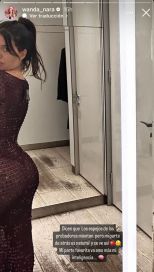 Wanda Nara lució un vestido con transparencias e hizo una impactante confesión de su 