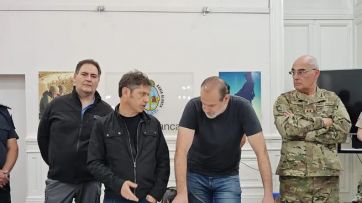 Kicillof aseguró que el temporal 