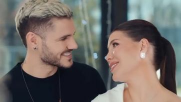 Wanda Nara y Mauro Icardi juntos en una romántica publicidad por San Valentín
