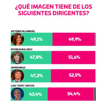 Tercero en el podio, Javier Milei pierde en imagen contra su propio equipo