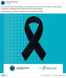 Una mujer ingresó al hospital por un estudio médico, cayó de la camilla, sufrió una hemorragia y murió