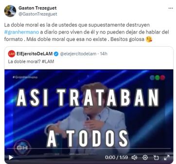 Yanina Latorre apuntó contra Gastón Trezeguet: “No sos Santiago del Moro”