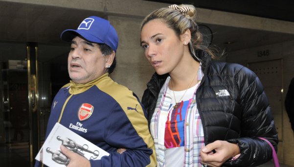 Maradona se encontró con Diego Jr.