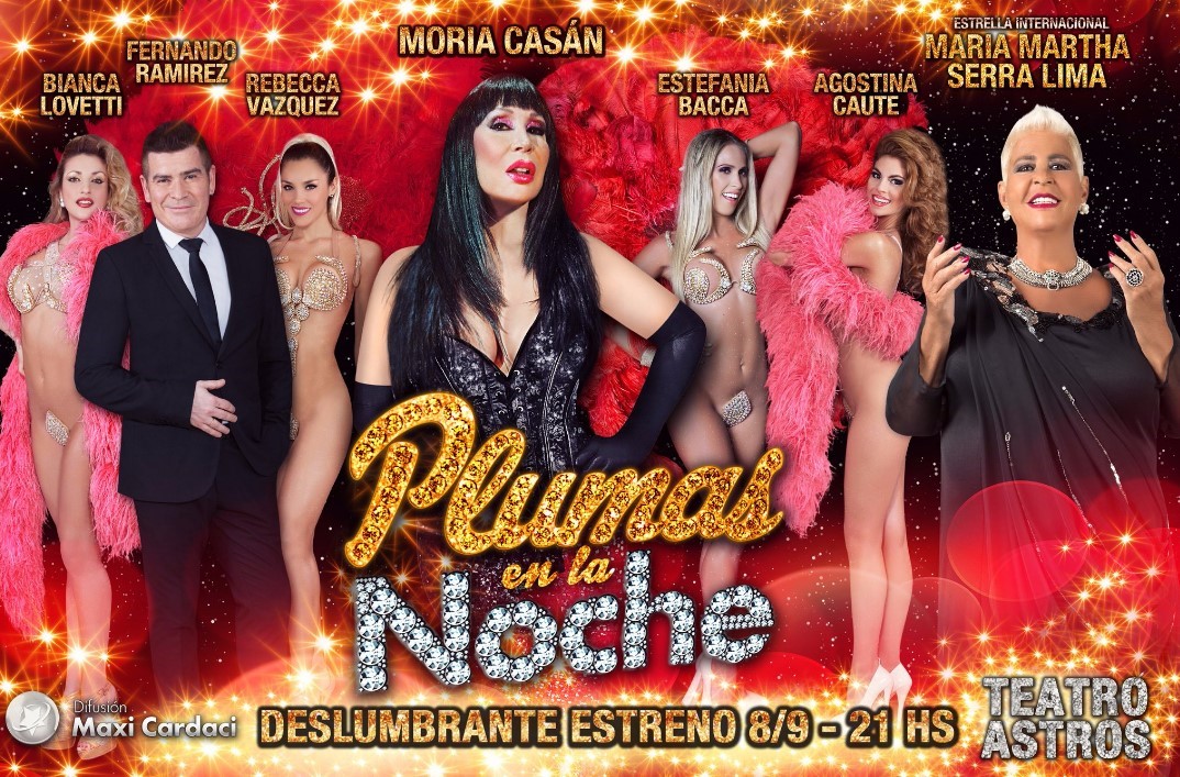 Ottavis llega al teatro de la mano de Moria Casán