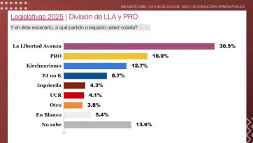 Juntos o separados: qué dice la encuesta que mira el oficialismo y la oposición