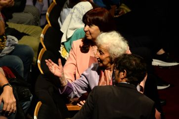 Estela de Carlotto en 47° aniversario de Abuelas a CFK y Axel: “La Patria nos necesita”