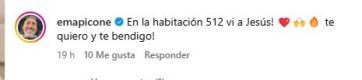 Andrea Rincón fue dada de alta, luego de estar dos semanas internada